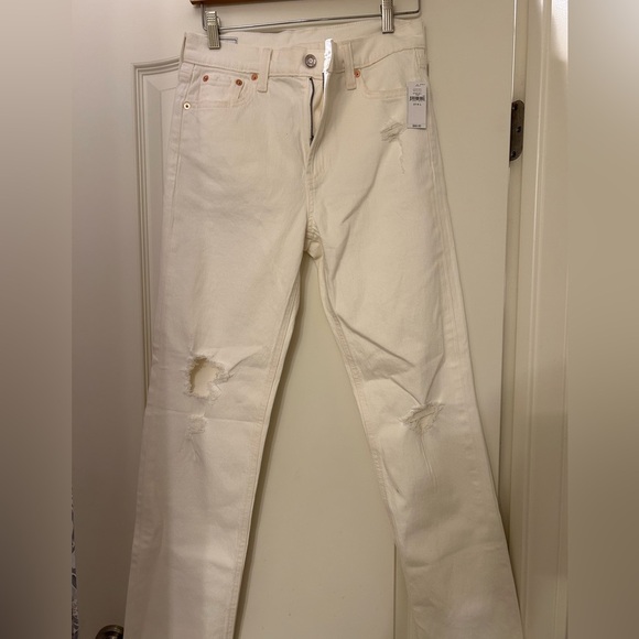 NWT Gap Women’s Cheeky Straight High Rise Jeans size 27/4L - Picture 2 of 5